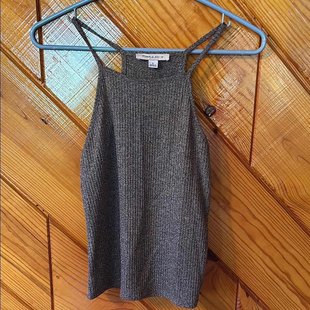 Gray Women's Top by Purple Snow